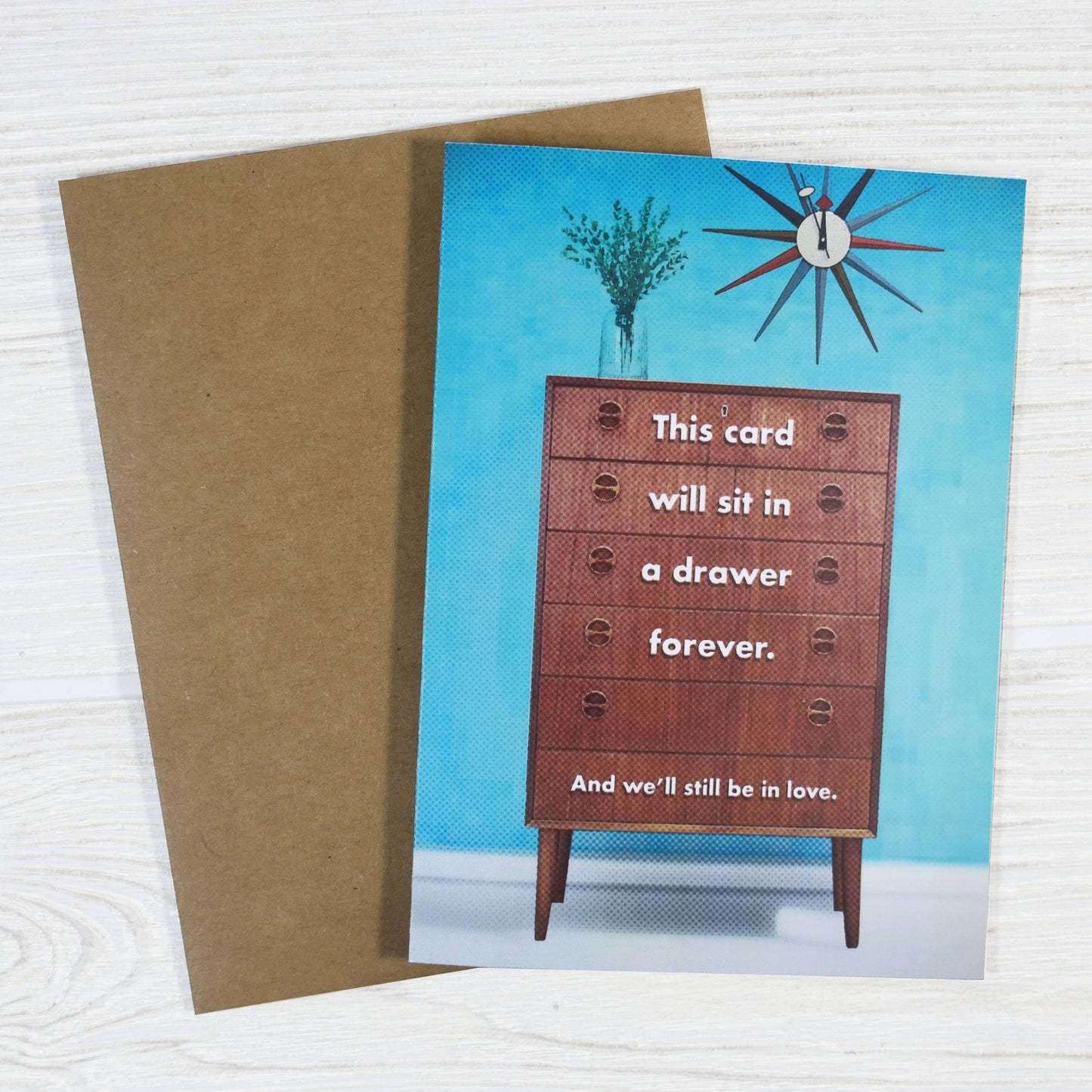 Forever Love Drawer Anniversary Card