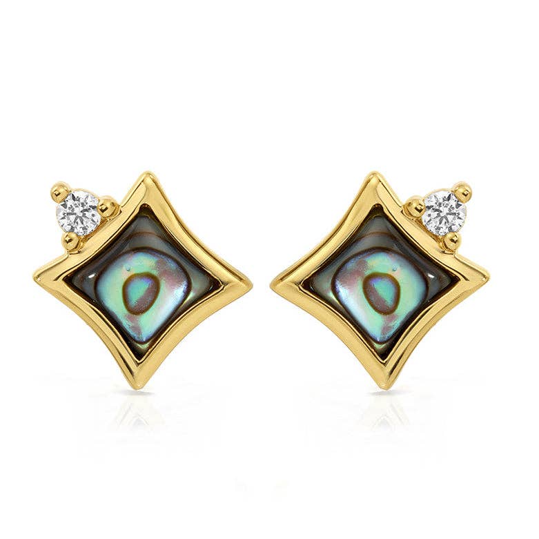 Stellina Abalone Studs