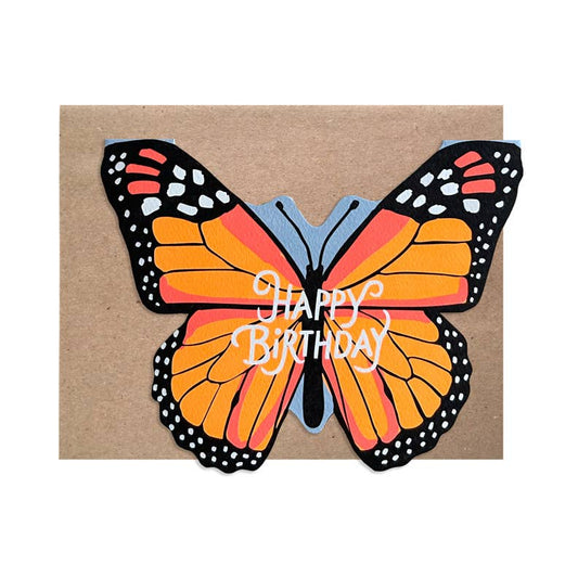 Monarch Cut Out Butterfly Card