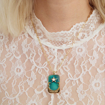 Lucky Star Talisman Pendant - Mother of Pearl