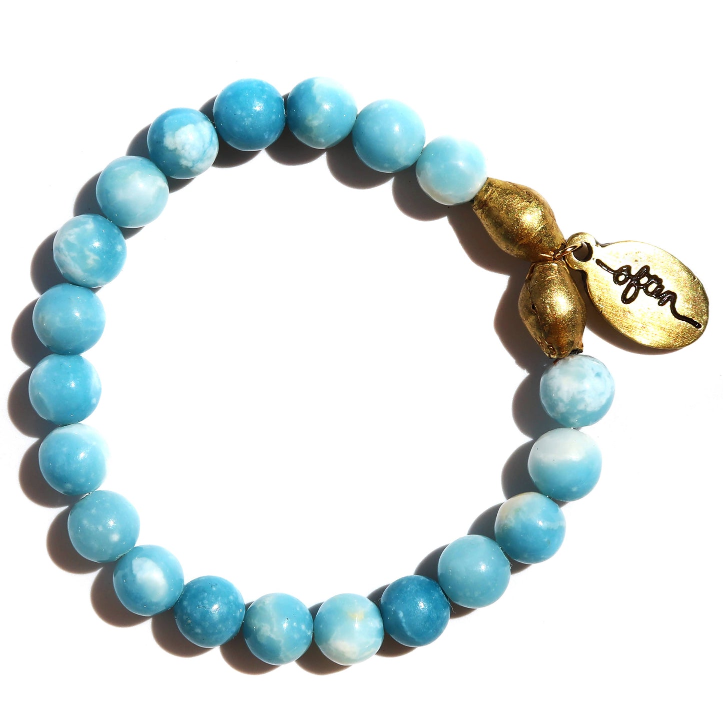 Larimar Beaded Bracelet