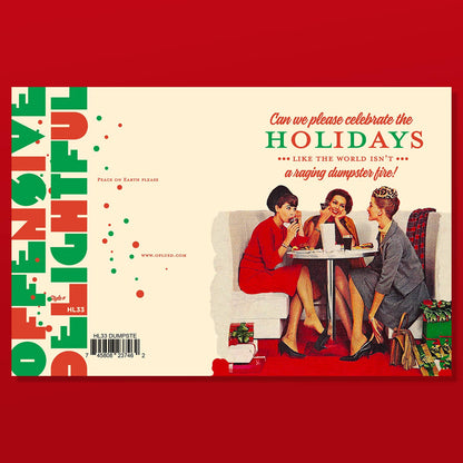 Dumpster Fire Holidays! Card
