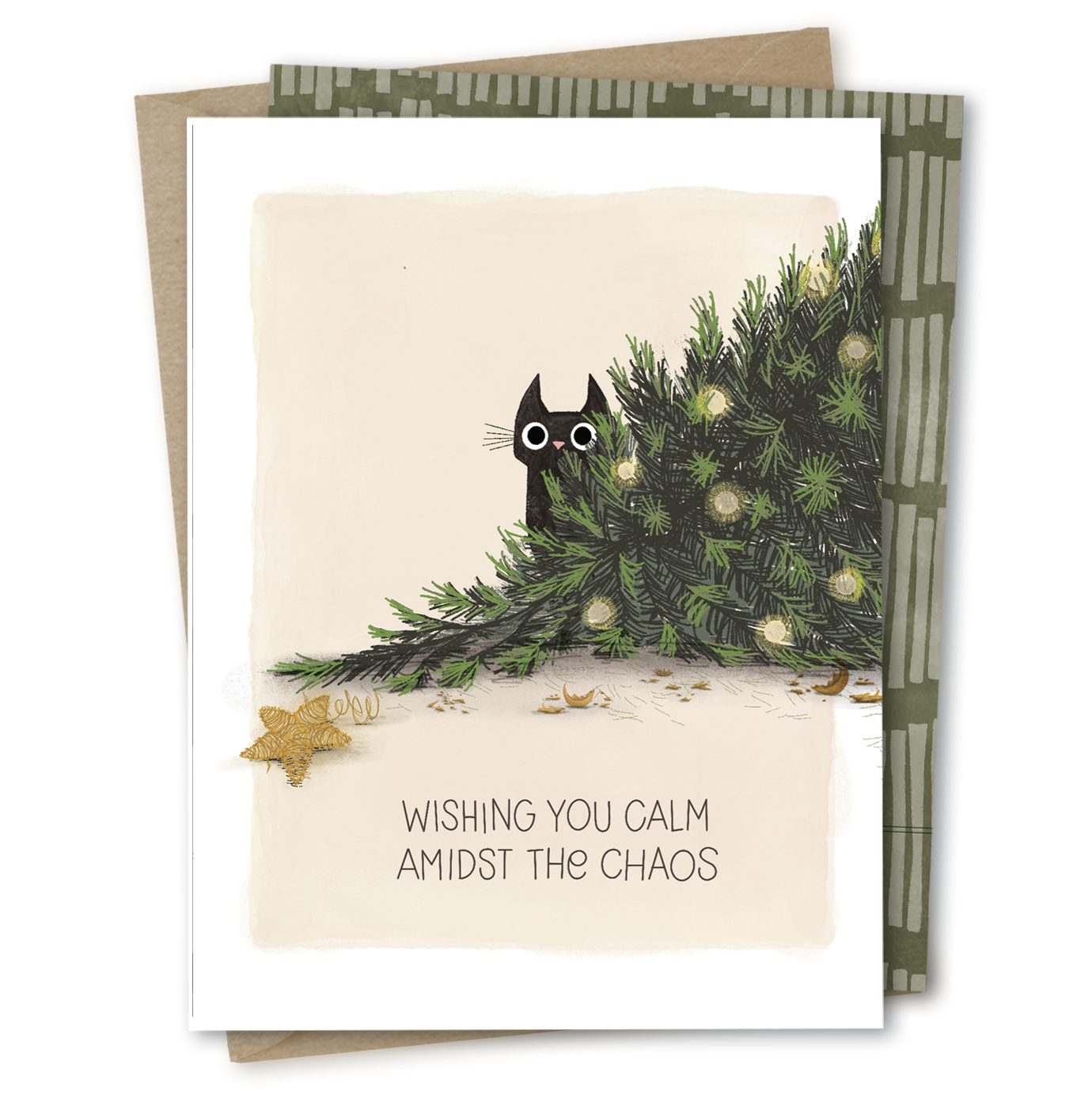 Cat Chaos Holiday Card