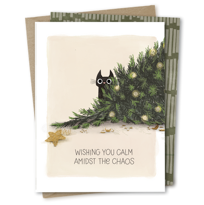 Cat Chaos Holiday Card