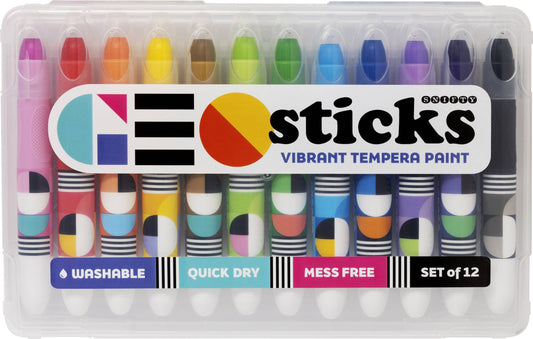GEO Sticks Vibrant Tempera Paint Sticks