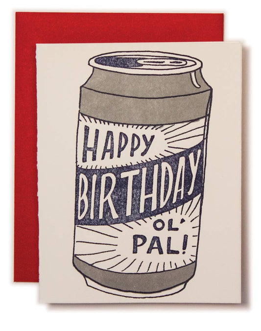 Happy Birthday Ol' Pal Card