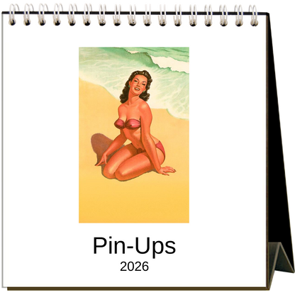 Pin Ups 2026 Desk Calendar