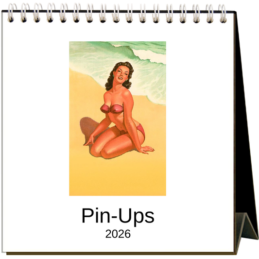 Pin Ups 2026 Desk Calendar