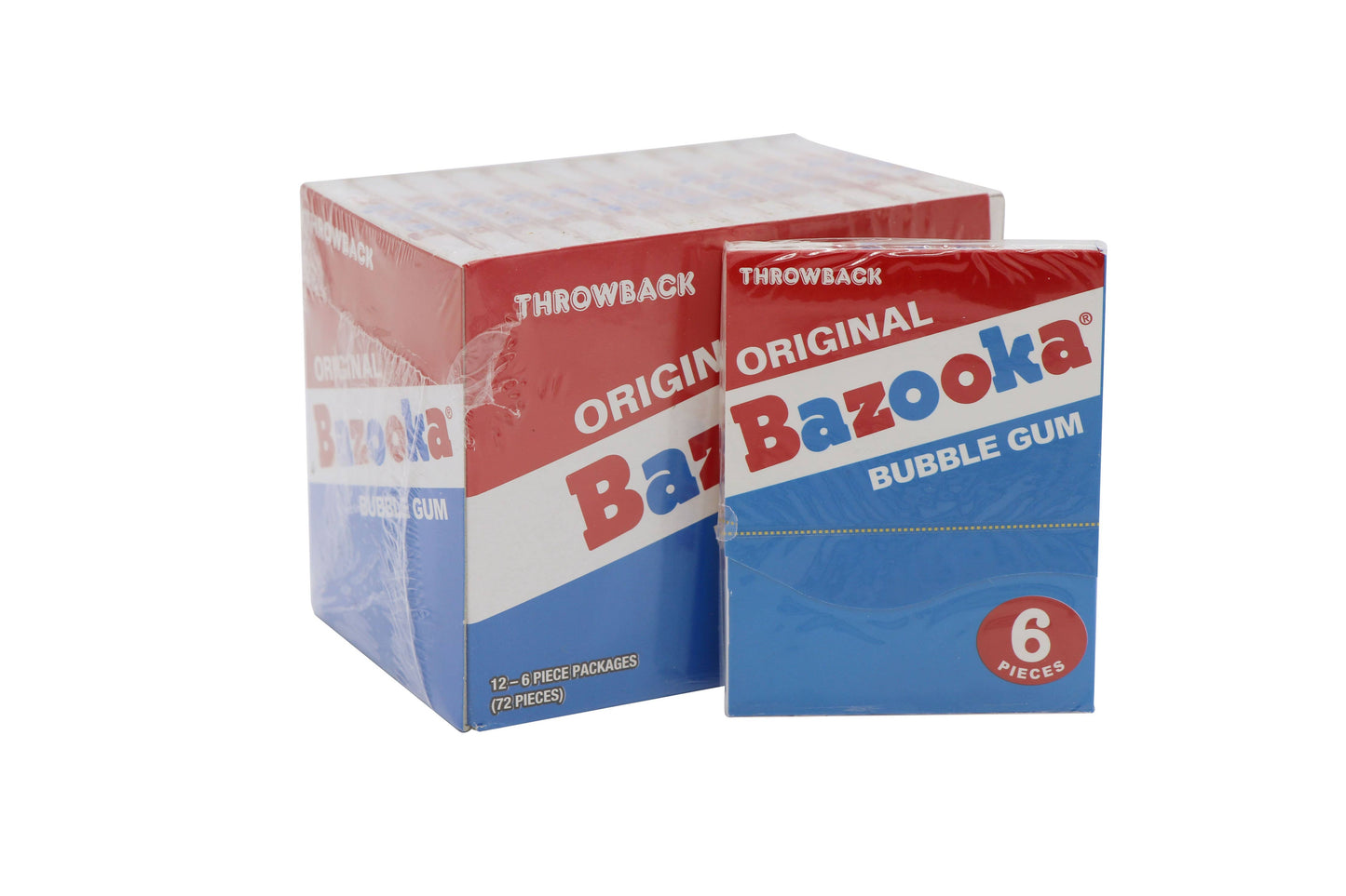 Bazooka Throwback Bubble Gum Wallet Pack