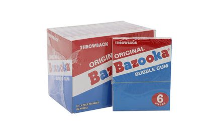 Bazooka Throwback Bubble Gum Wallet Pack