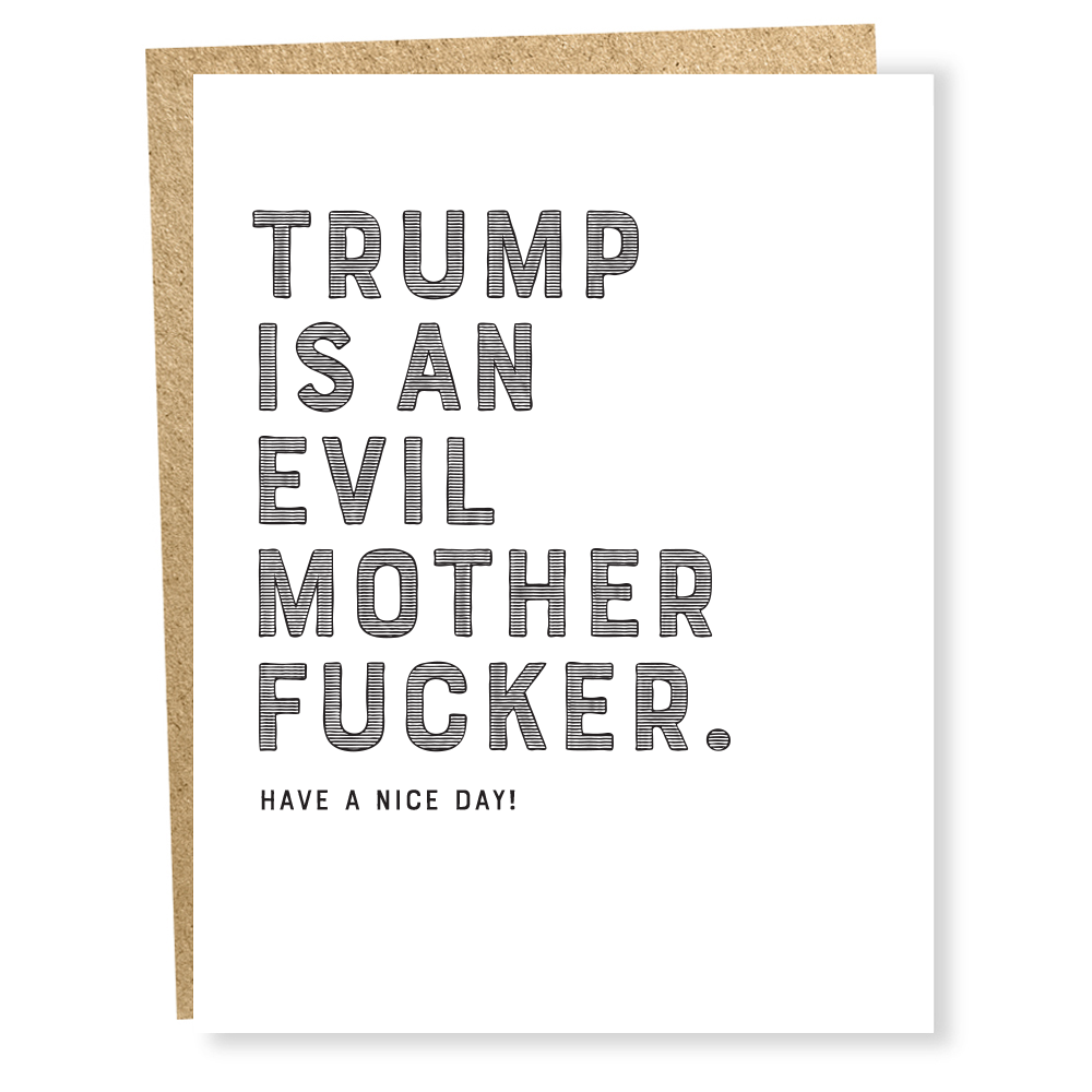 Trump/Motherfucker Card