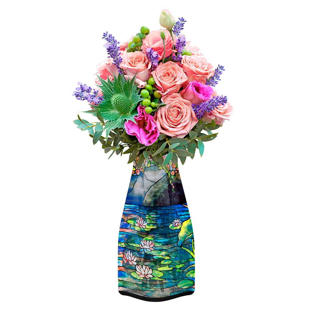 Mellon House Waterlilies Expandable Vase