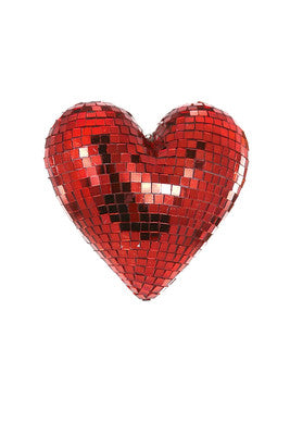 Disco Heart Ornament