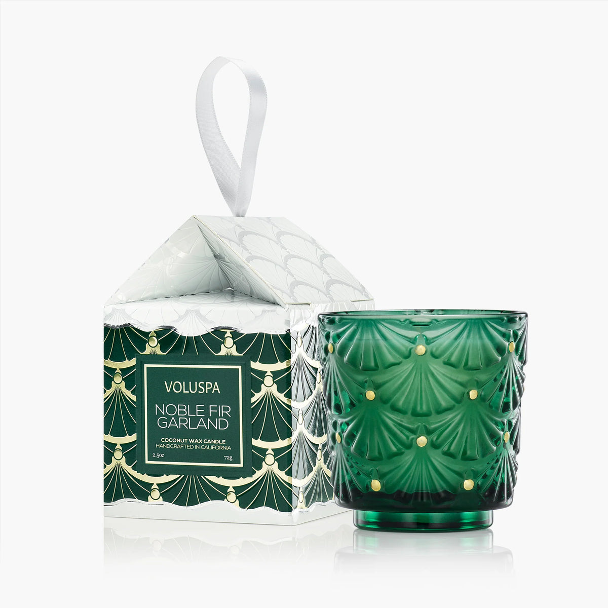 Noble Fir Garland Candle