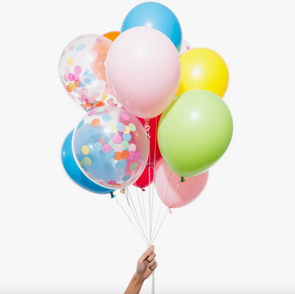 Party Balloons Rainbow Mix