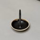 Black Stoneware Incense Holder