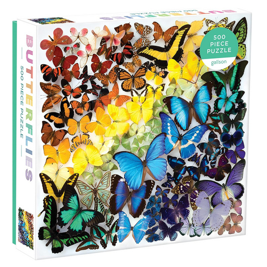 Rainbow Butterfly, 500 Piece Puzzle