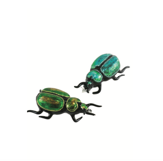 Glittered Beetle Ornament