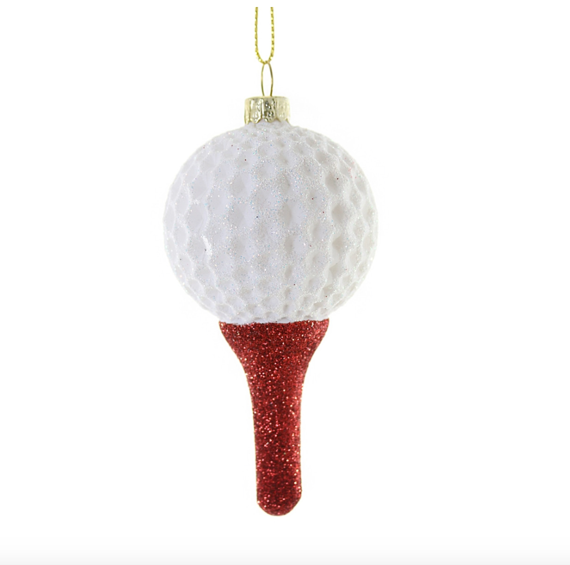 Golf Ball on T Ornament