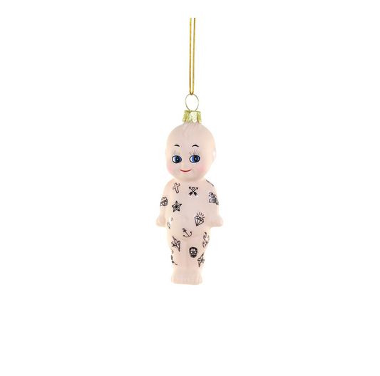 Tattoo Kewpie Doll Ornament