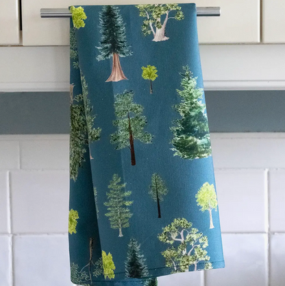 Trees, Organic Cotton Kitchen Towel