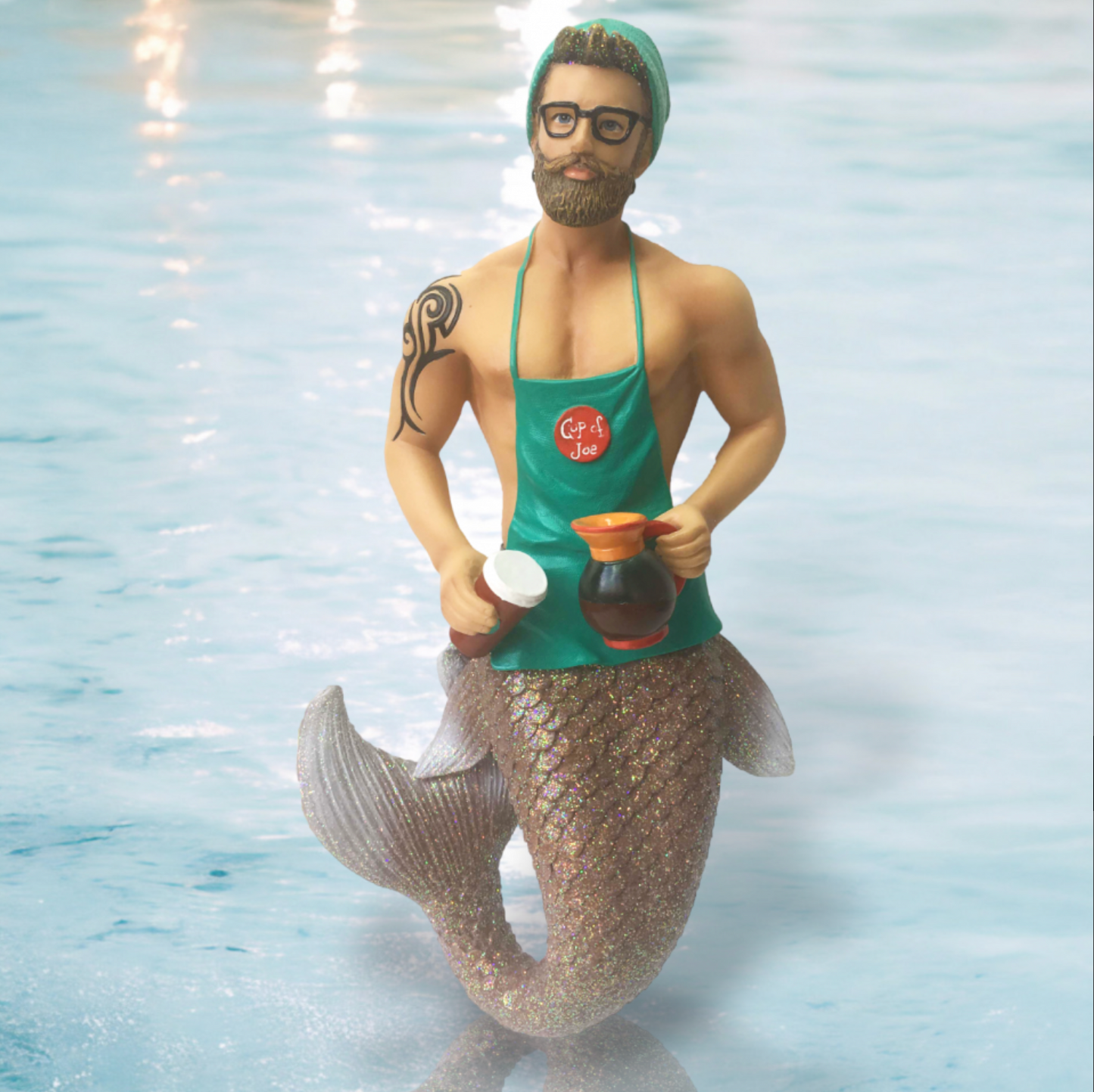 Java Joe Merman Ornament