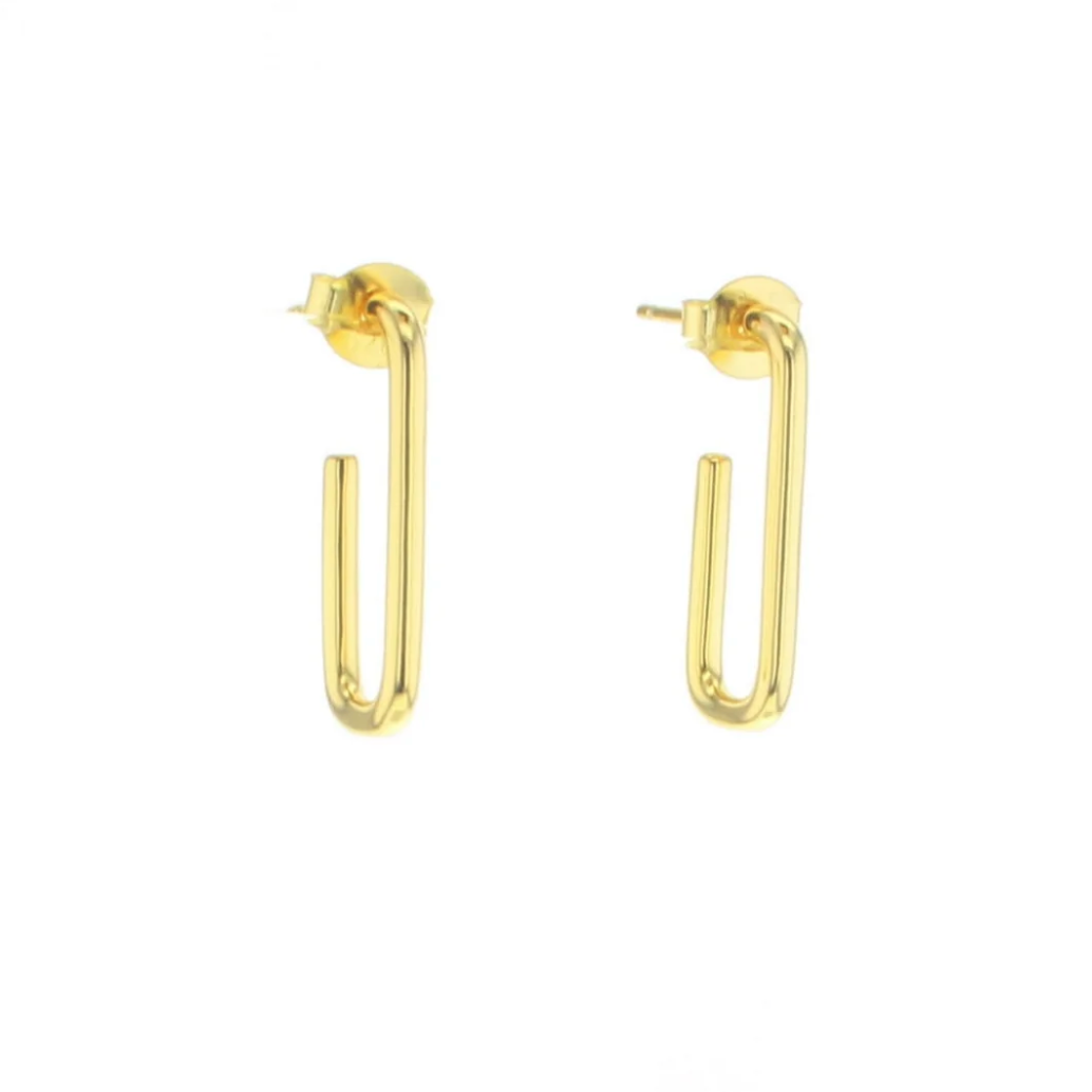 Gold Palmer Earrings