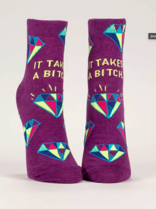 It Takes a Bitch Ankle Socks