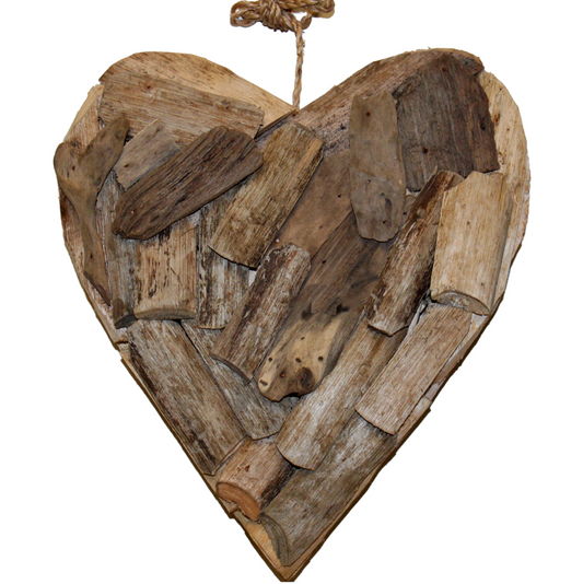 Driftwood Heart Solid Small