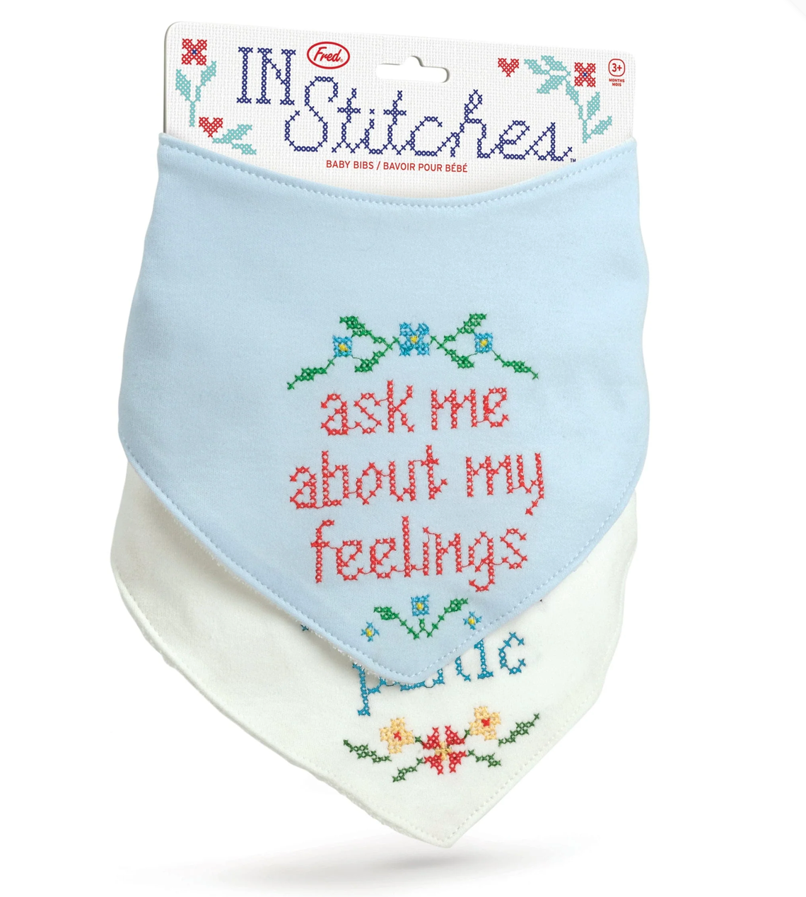 In Stitches Teething Bib