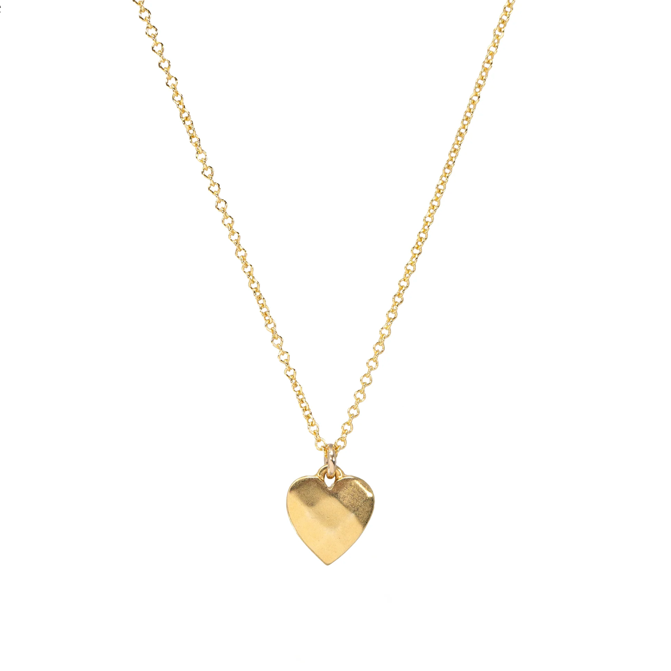 Modern Do It For Yourself Faceted Heart Necklace