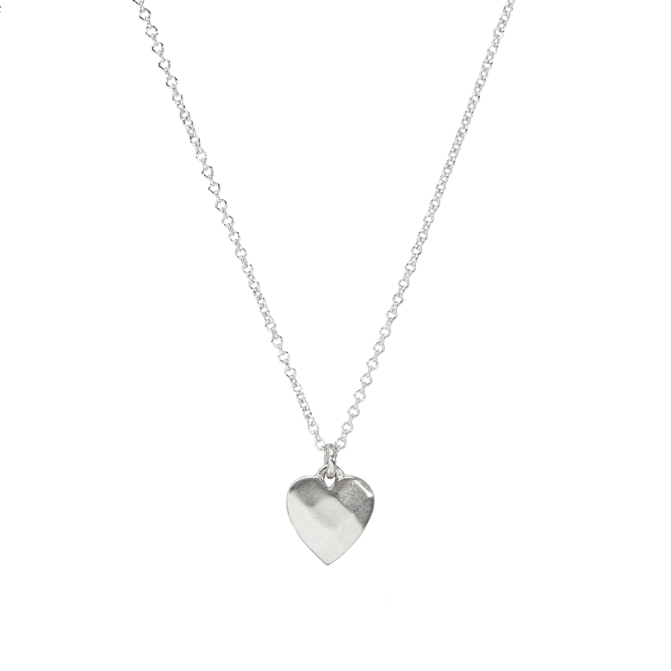 Modern Do It For Yourself Faceted Heart Necklace