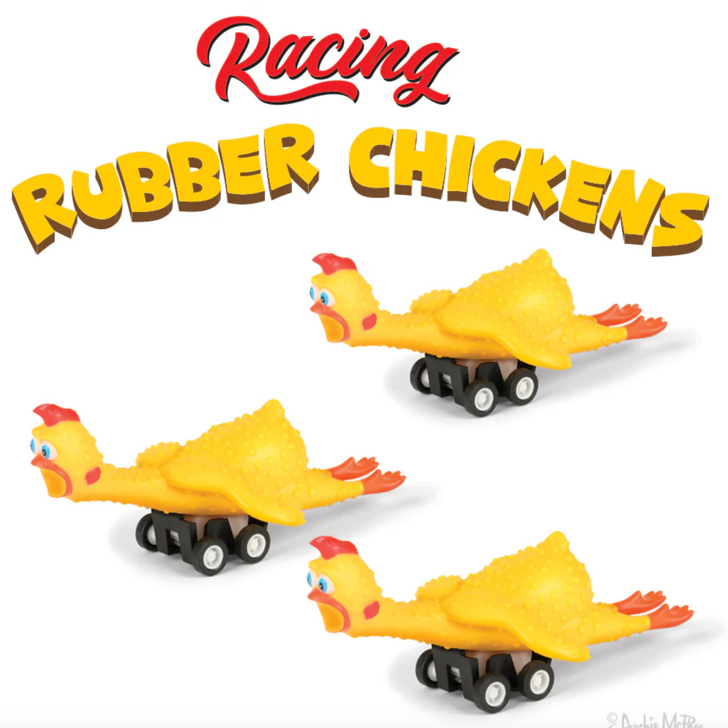 Racing Rubber Chickens