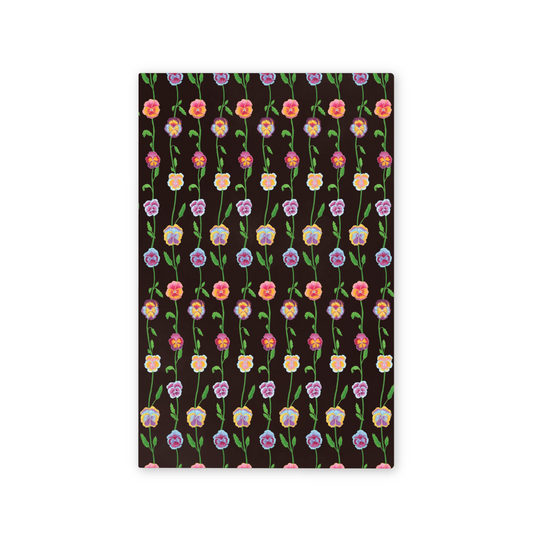 Pansies Lined Journal