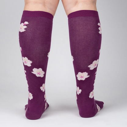 Cherry Blossoms Stretch-It Knee High Socks