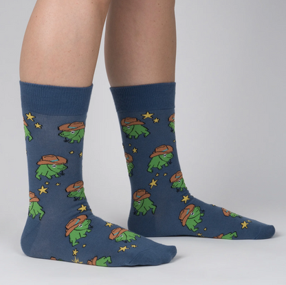 Yee Frog! Crew Socks M/L