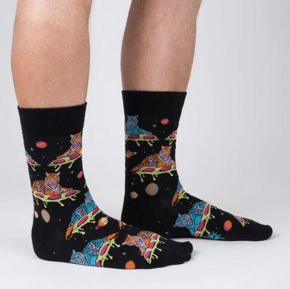 Eye of the Tiger Men's Crew Socks