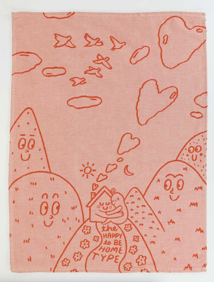 Happy to Be Home Woven Dish Towel