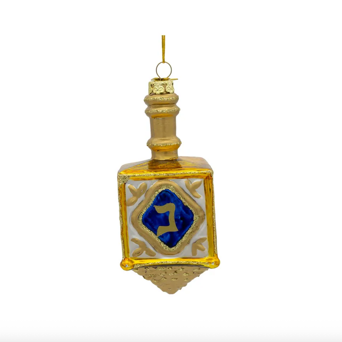 Dreidel Glass Ornament