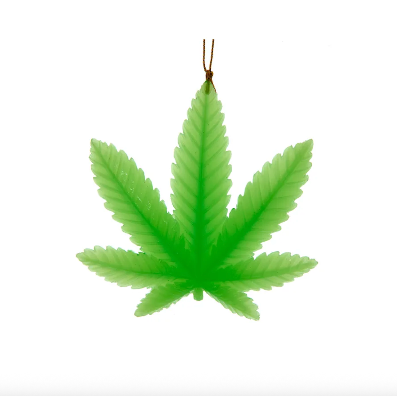 Glow in the Dark Cannabis Ornament