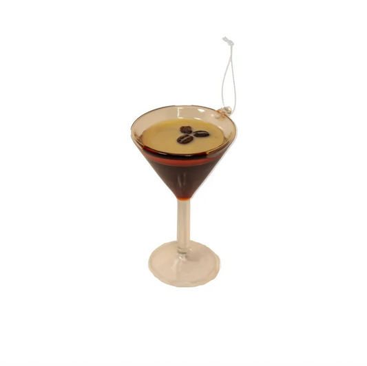 Espresso Martini Glass Ornament