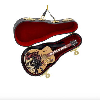 Grateful Dead Guitar w/ Case Ornament