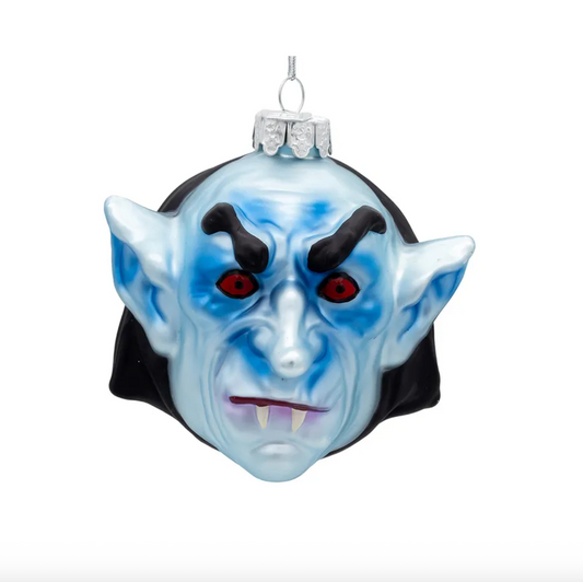 Glass "Vlad" Vampire Ornament