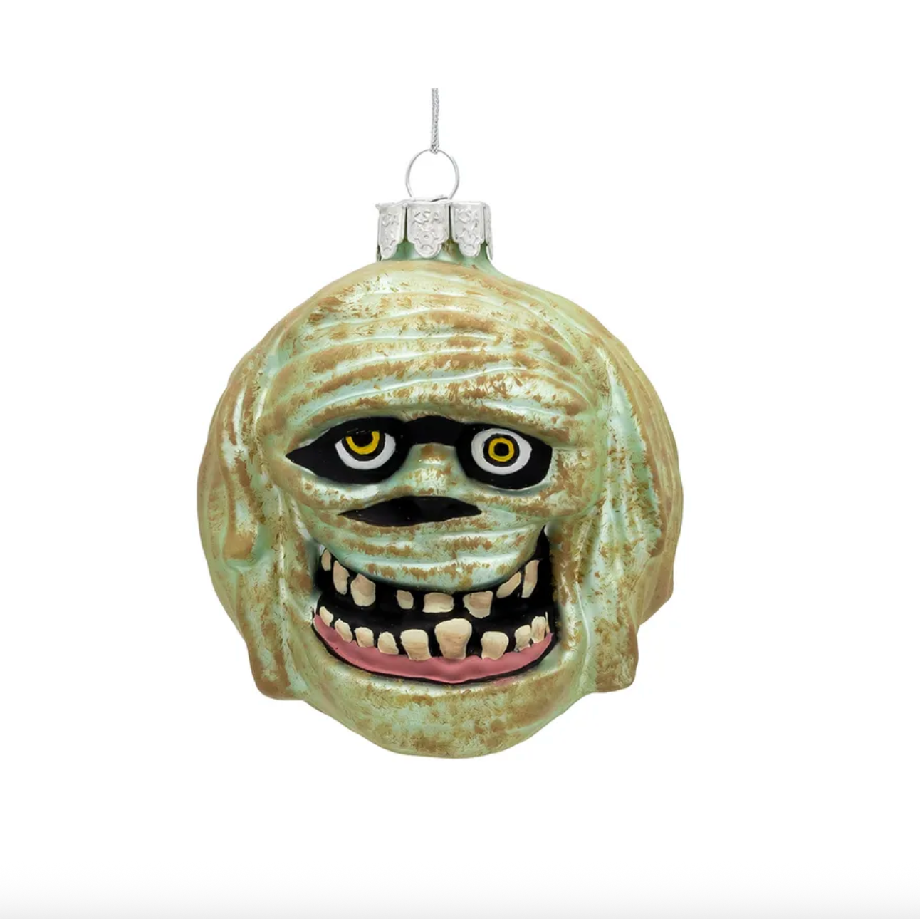 Glass "Mummzy" Mummy Ornament