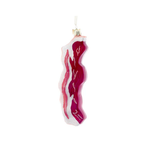Glass Bacon Ornament
