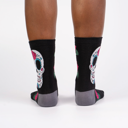 Sugar Skull Crew Socks