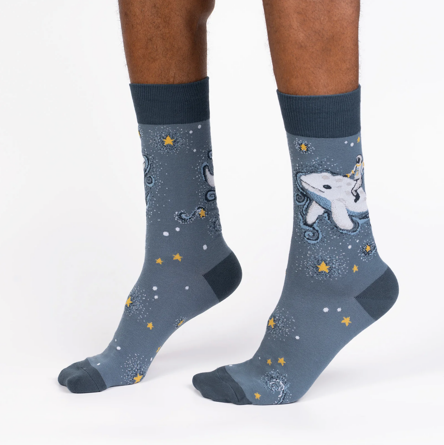 Cosmic Cetacean Crew Socks