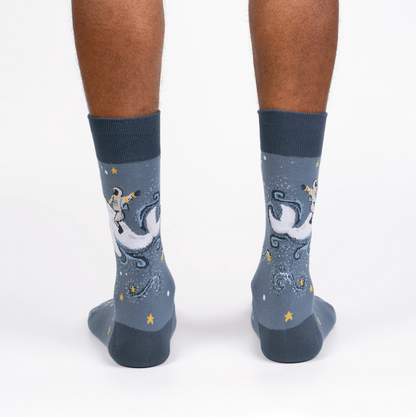 Cosmic Cetacean Crew Socks