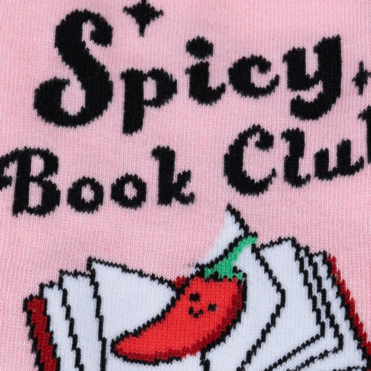 Spicy Book Club Crew Socks