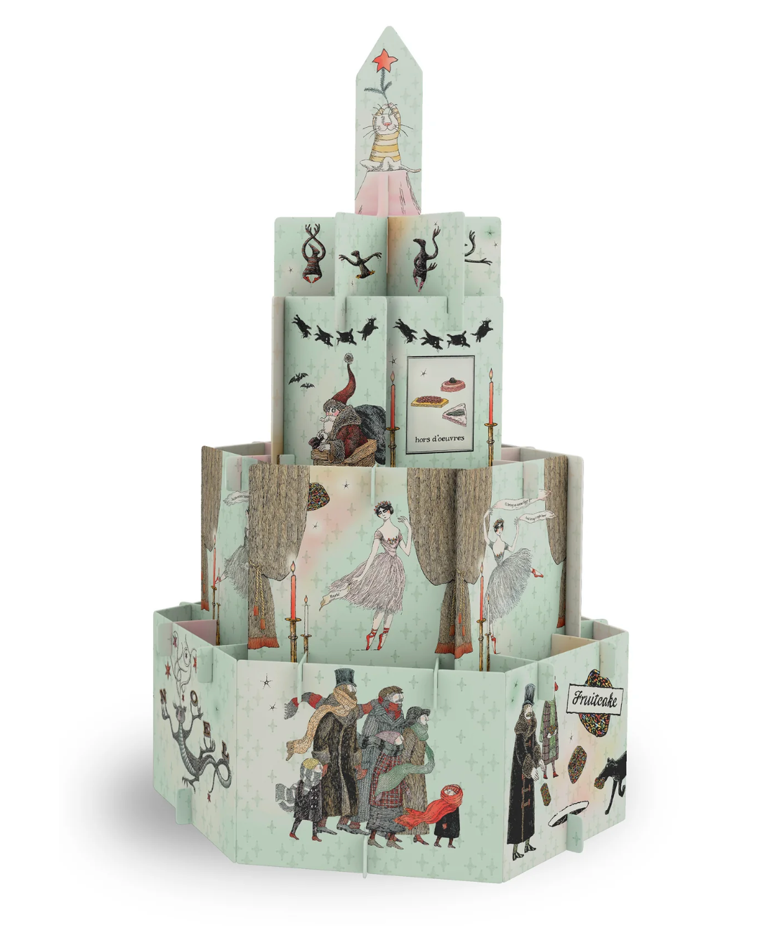 Edward Gorey's Eclectic Christmas Decor